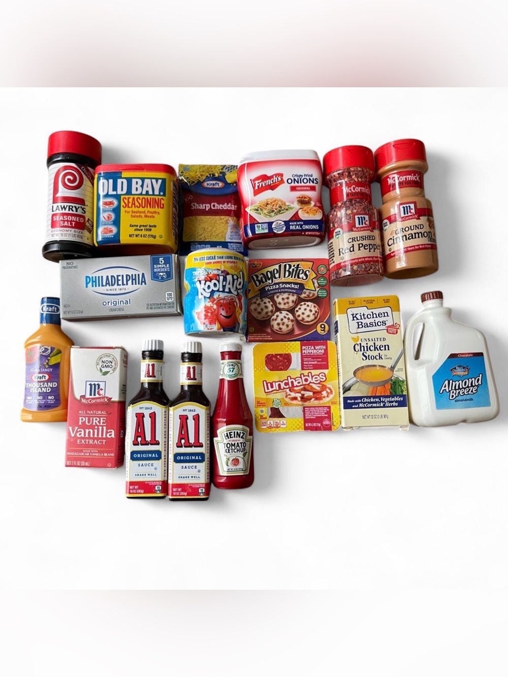 Mini Brands Miniature Grocery Food Lot Kraft Lunchables Bagel Bites 17 Pieces